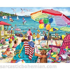 Vermont Christmas Company Day at The Beach Jigsaw Puzzle 1000 Piece B07F1KVH6F